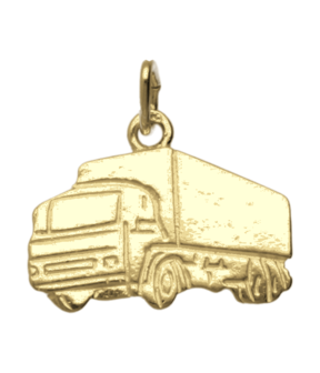 Gouden Vrachtwagen ketting hanger