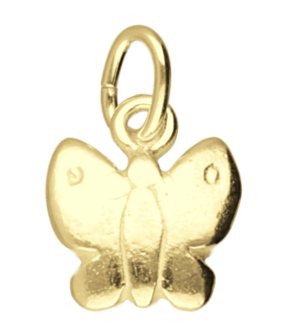 Gouden Vlinder ketting hanger