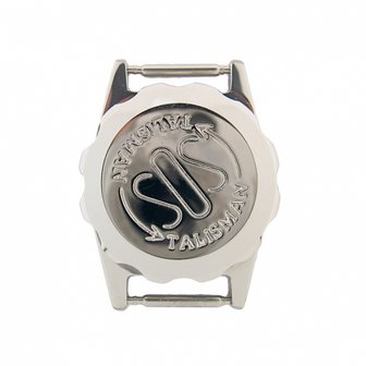 Verchroomde SOS Talisman horloge - 18mm