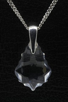 Swarovski kristal Drop helder ketting hanger - middel