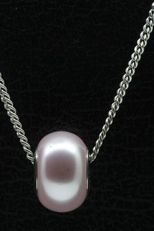 Swarovski Elements rosaline pearl ketting hanger