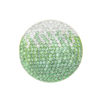 MY iMenso fade green with genuine swarovski stones 33mm insignia (925/rhod-plated) - uitlopend