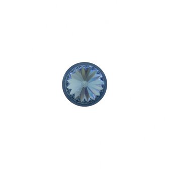 MY iMenso &quot;light sapphire&quot; Swarovski element Insignia 14mm (925/rhod-plated)