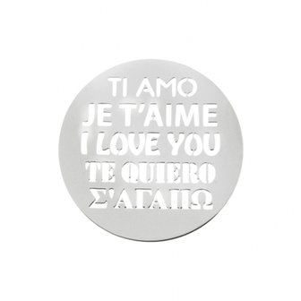 MY iMenso &quot;i love you&quot; cover 33mm insignia (925/rhod-plated) - uitlopend