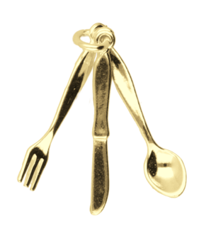 Gouden Bestek ketting op voorraad - mooye-sieraden