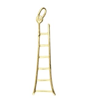 Gouden Ladder ketting hanger