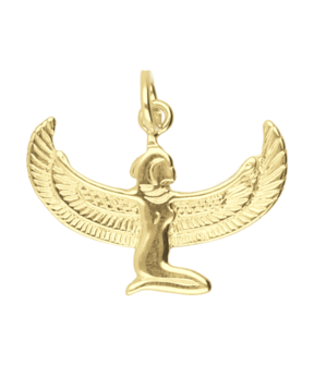 Gouden Godin Isis ketting hanger