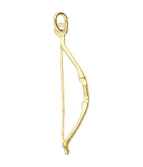 Gouden Handboog ketting hanger