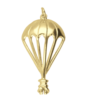 Gouden Parachute kettinghanger