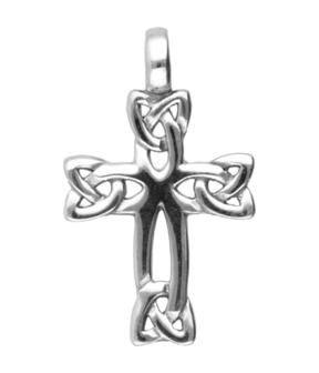 Zilveren Kruis gelust hanger