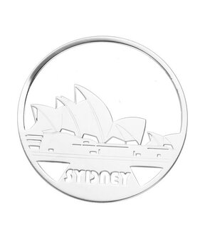MY iMenso &quot;Sydney&quot; cover 33mm insignia (925/rhod-plated)