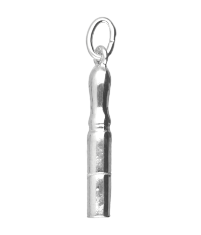 Zilveren Kegel ketting hanger