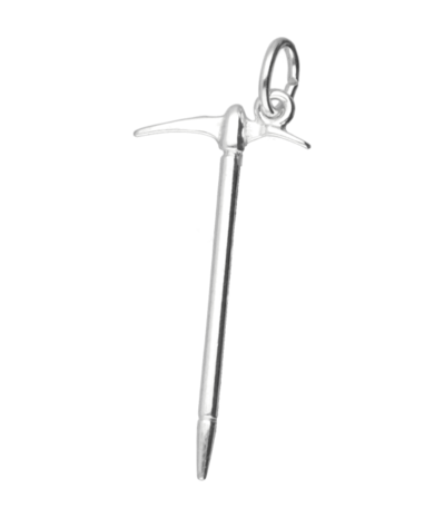 Zilveren Pikhouweel ketting hanger