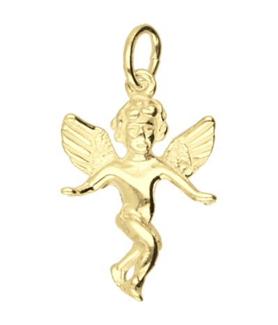 Gouden Engel ketting hanger