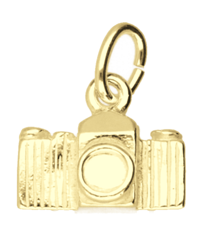 Gouden Fototoestel - Fotocamera klein ketting hanger