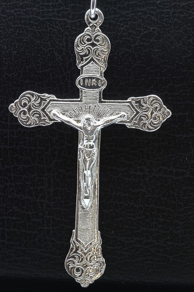 audit maaien Bedrijf Zilveren Jezus aan kruis XL ketting hanger op voorraad - mooye-sieraden