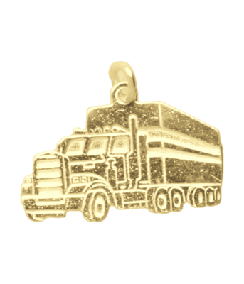 Gouden Vrachtwagen ketting hanger