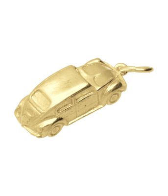 Gouden Auto kever 3D ketting hanger