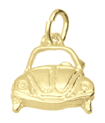 Gouden Auto Kever front ketting hanger