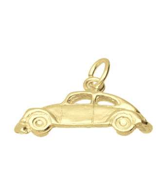 Gouden Auto Kever zijzicht ketting hanger