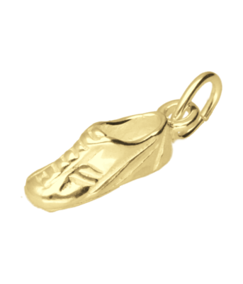 Gouden Voetbalschoen klein ketting hanger