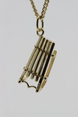Gouden Slee ketting hanger