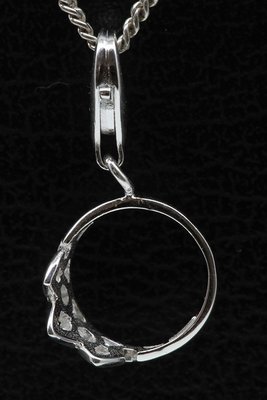 Zilveren Kroon ring hanger en/of bedel