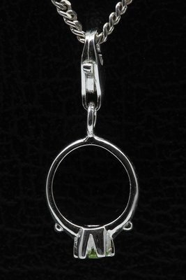 Zilveren Ring met zirkonia hanger en/of bedel