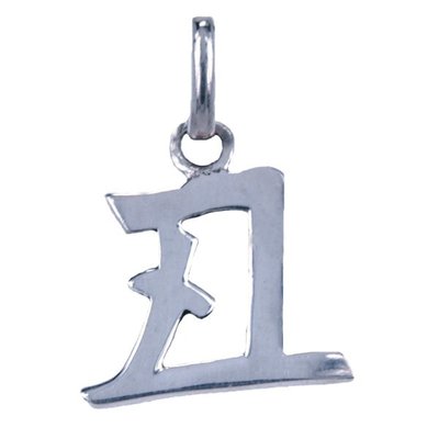 Zilveren Chinese horoscoop Paard - Intuïtief ketting hanger