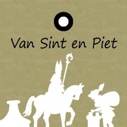 Wenskaart "Van Sint en Piet"