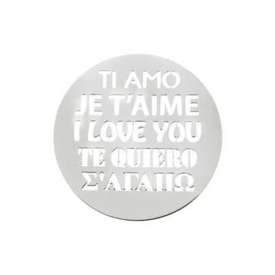 MY iMenso "i love you" cover 33mm insignia (925/rhod-plated) - uitlopend