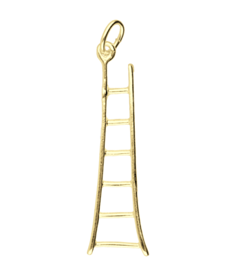 Gouden Ladder ketting hanger