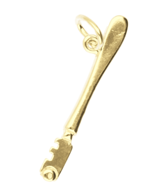Gouden Glassnijder ketting hanger