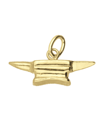 Gouden Aambeeld ketting hanger