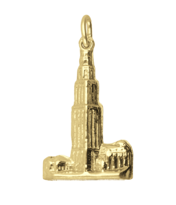 Gouden Martini toren Groningen kettinghanger