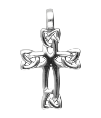 Zilveren Kruis gelust hanger