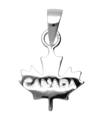 Zilveren Canada esdoorn blad Maple Leaf kettinghanger