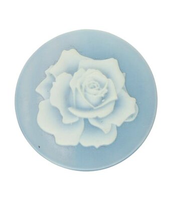 MY iMenso "rose" agate cameo 24mm insignia (blue) - uitlopend