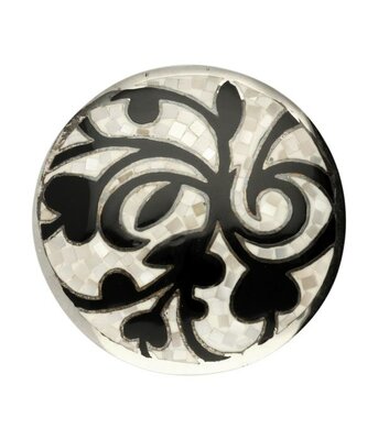 MY iMenso shell mosaic flower 33mm insignia (925/rhod-plated) - uitlopend
